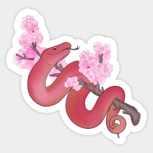 Pink Sakura Viper: Red Sticker
